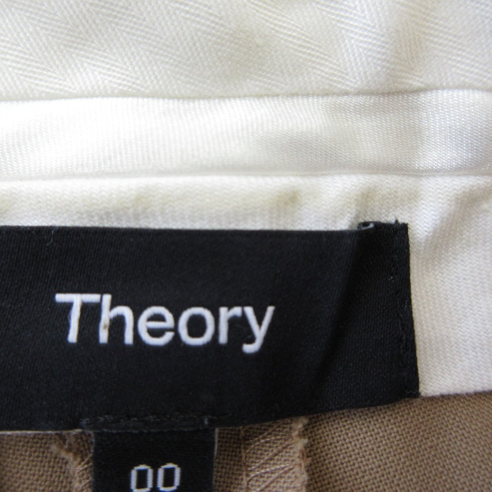 セオリー TRACEABLE WOOL TREECA GZ ウール ストレッチ スラックスパンツ