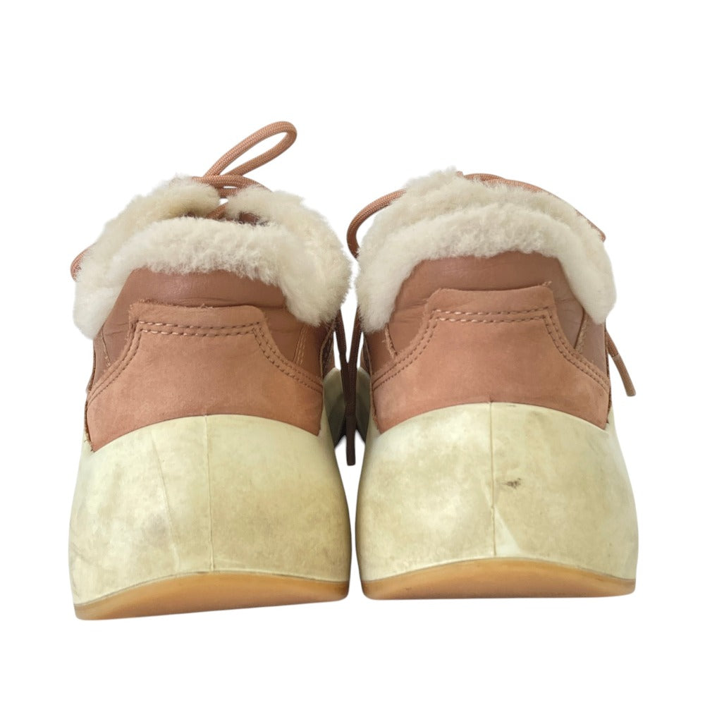 エコー WARM LINED CHUNKY レザースニーカー