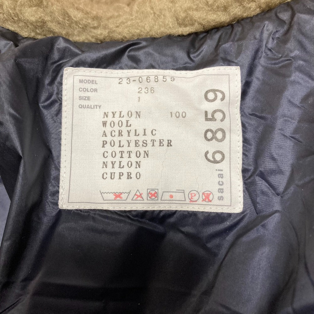サカイ Faux Shearling パデッドブルゾン