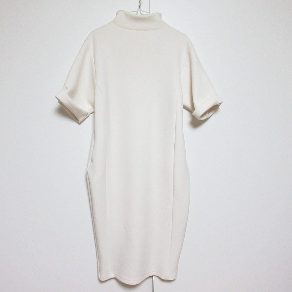リタジーンズトウキョウ BONDING HALF NECK T-DRESS ロングワンピース