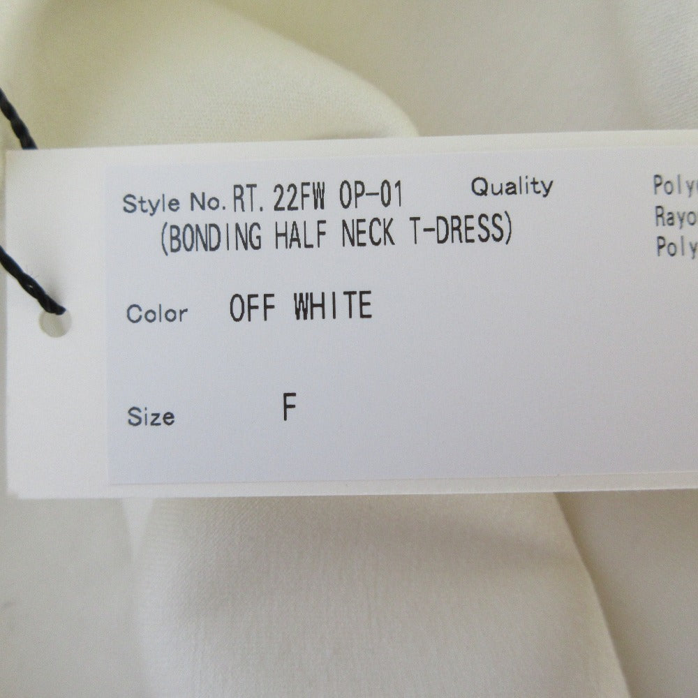 リタジーンズトウキョウ BONDING HALF NECK T-DRESS ロングワンピース