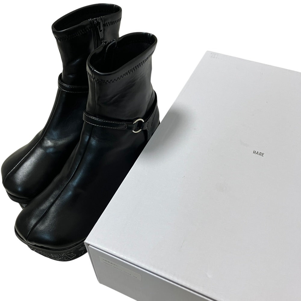ハレ ガラソールチャンキーブーツ