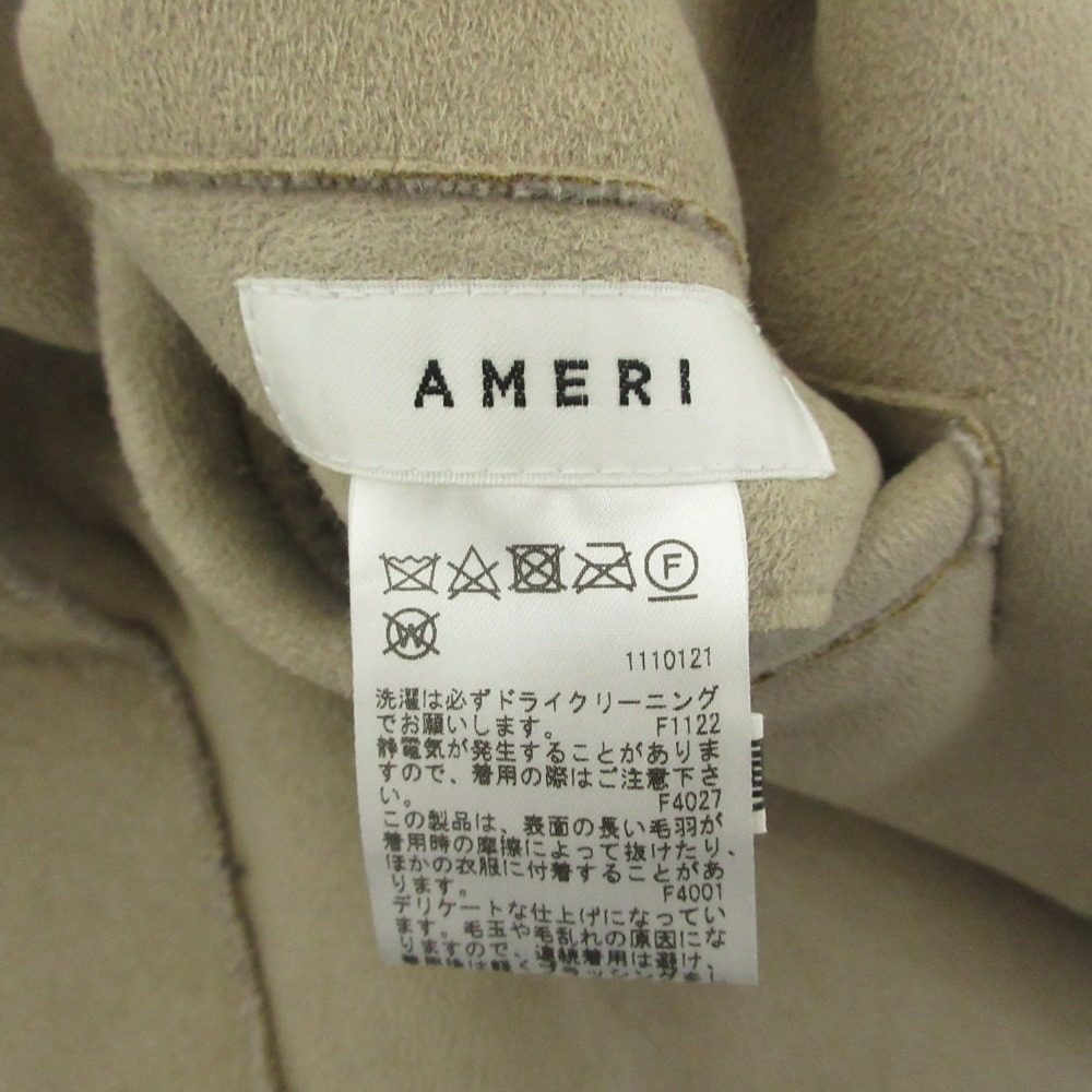 AMERI ブランケットライクフェイクムートンチェスターコート