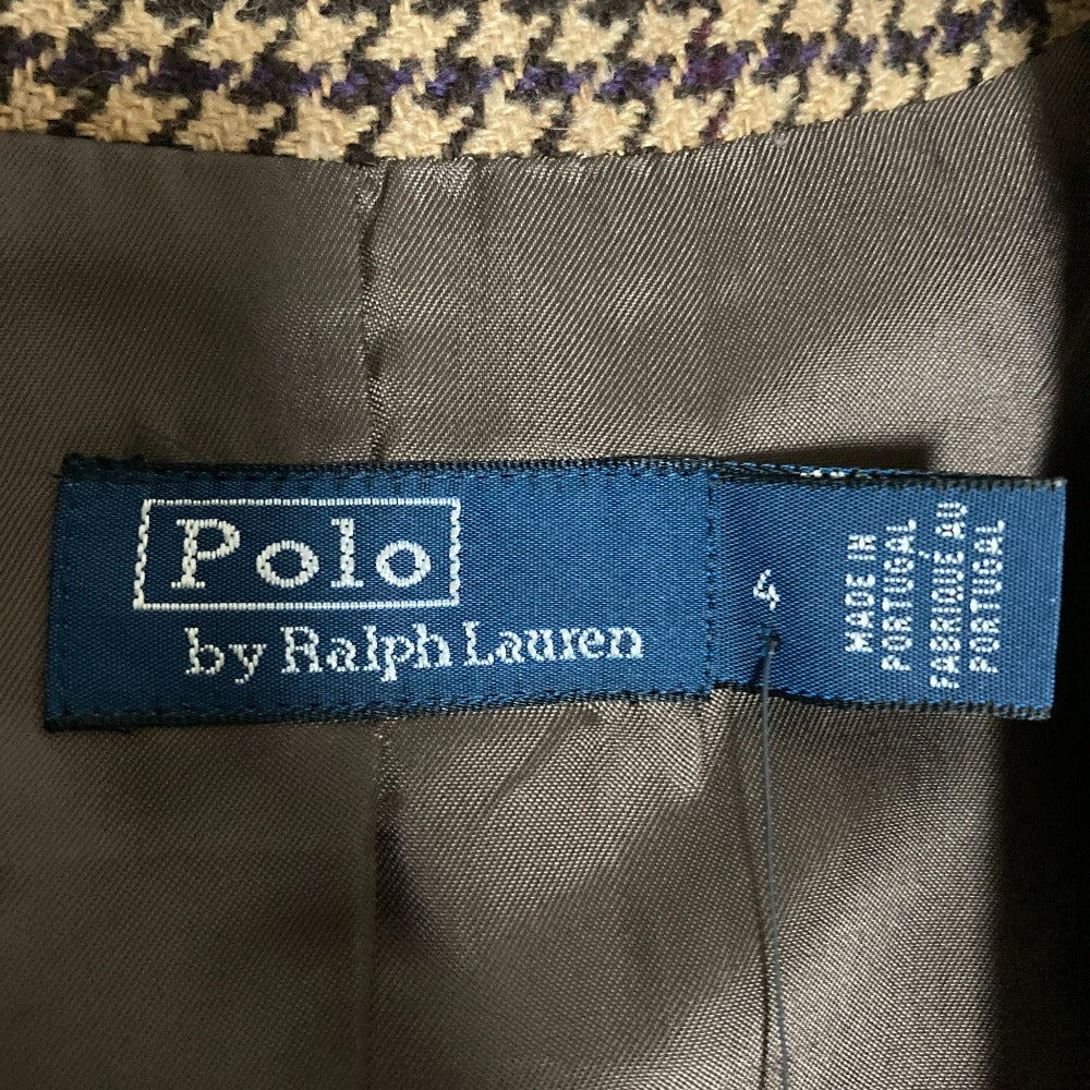 ポロ・ラルフローレン 千鳥格子ウールテーラードジャケット