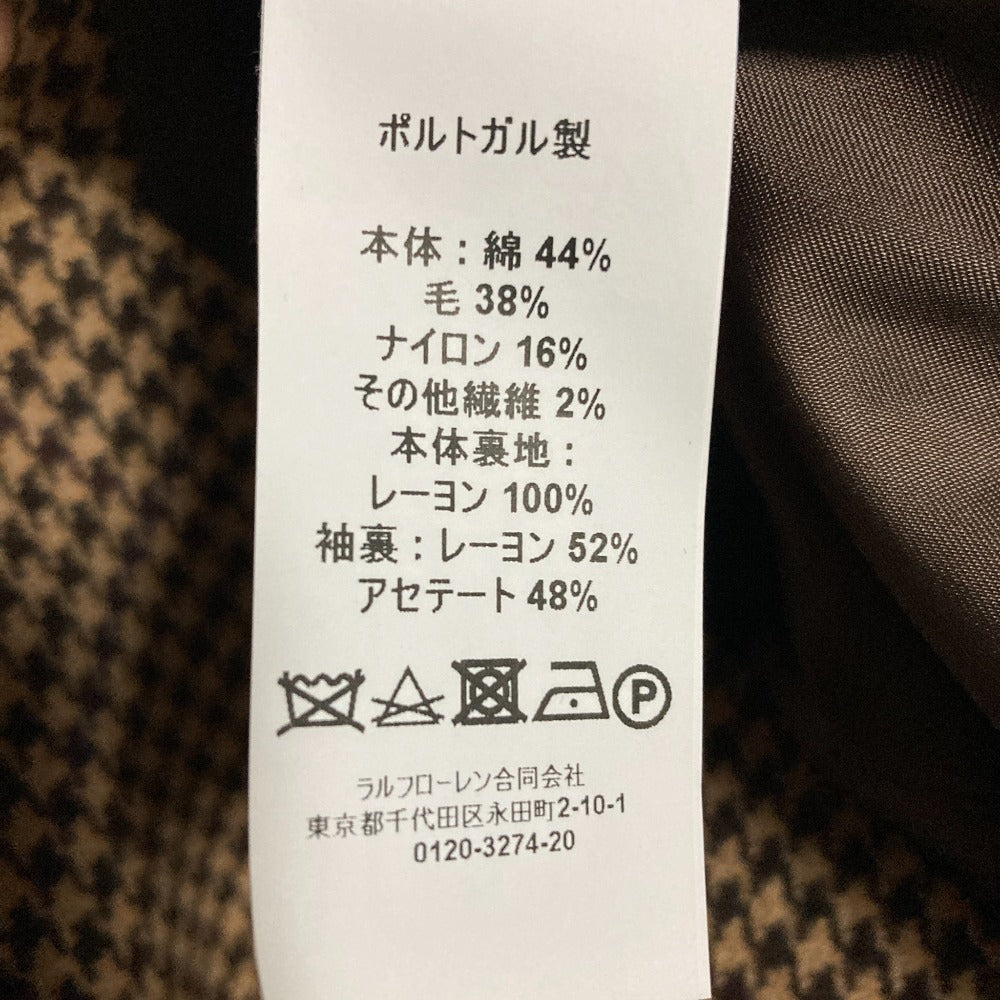 ポロ・ラルフローレン 千鳥格子ウールテーラードジャケット