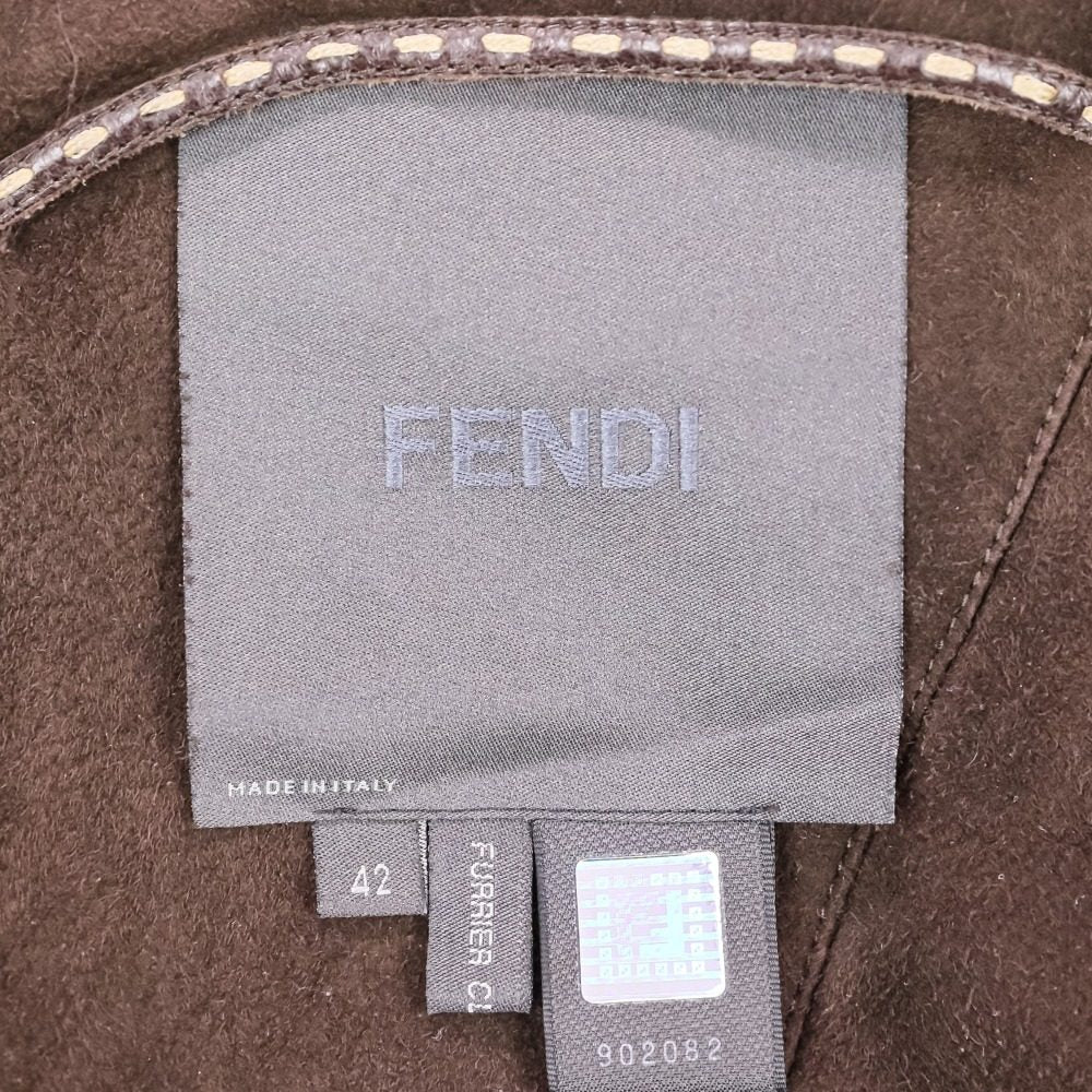 フェンディ ムートンショートジャケット