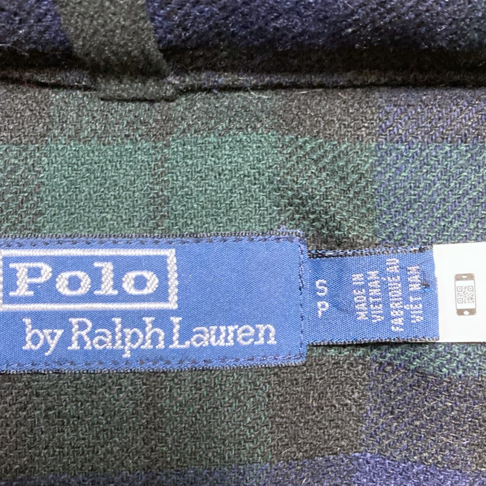 ポロバイラルフローレン ブラックウォッチ ウールダウンコート