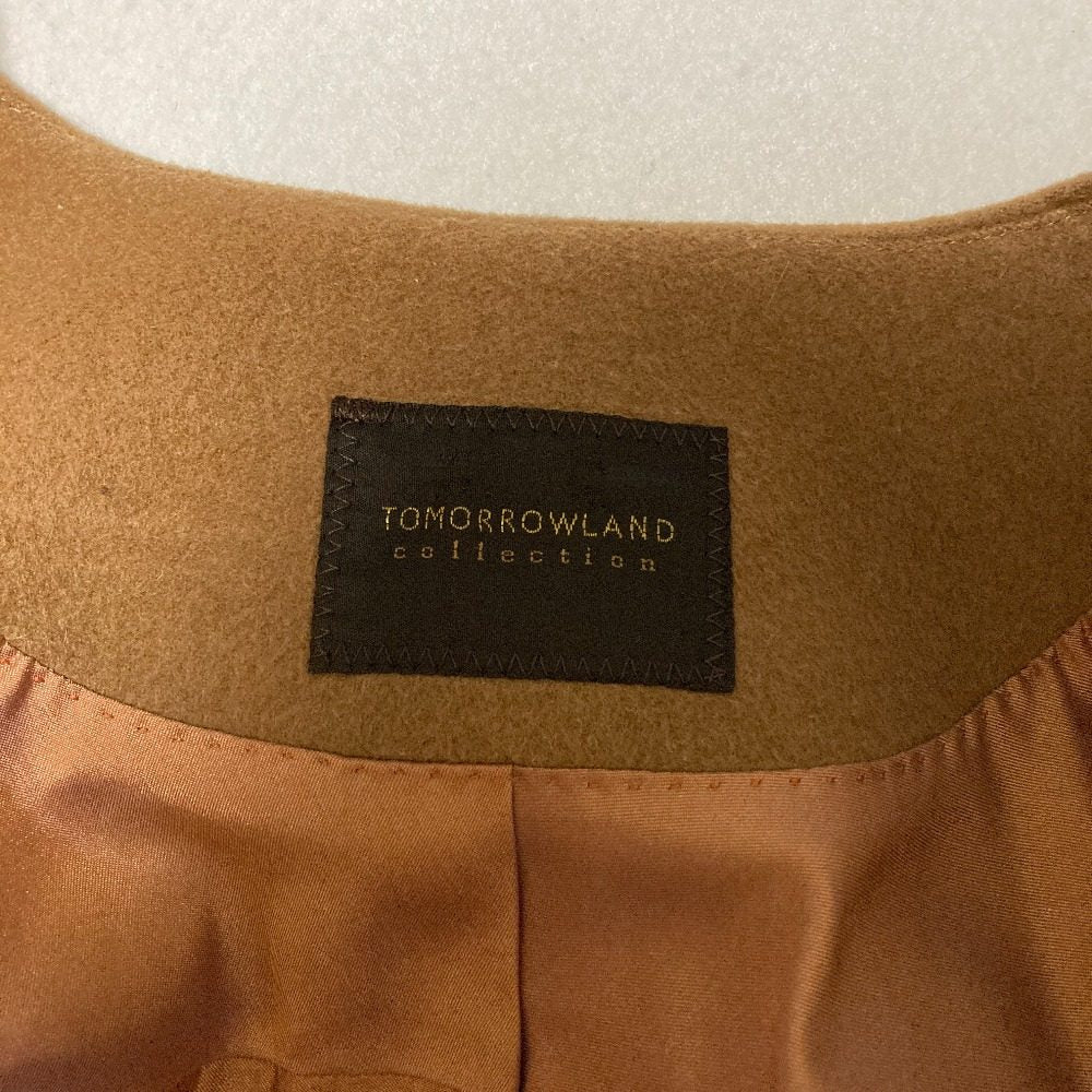 トゥモローランドコレクション ウールブレンドノーカラーコート
