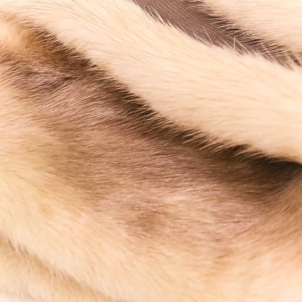 フォクシー クリスタルビジュー ミンクマフラー