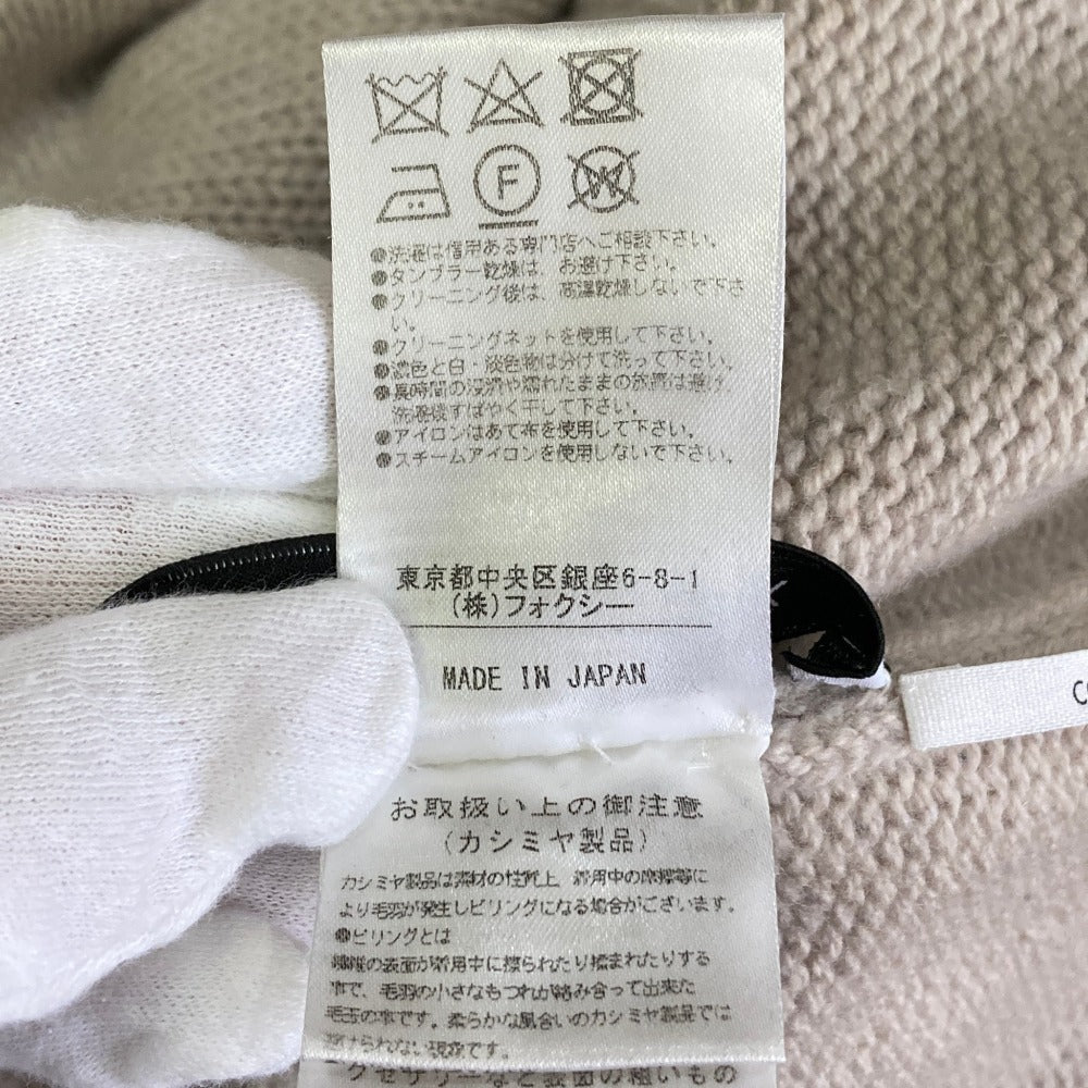 フォクシーニューヨーク カシミヤブレンドタートルネックニット