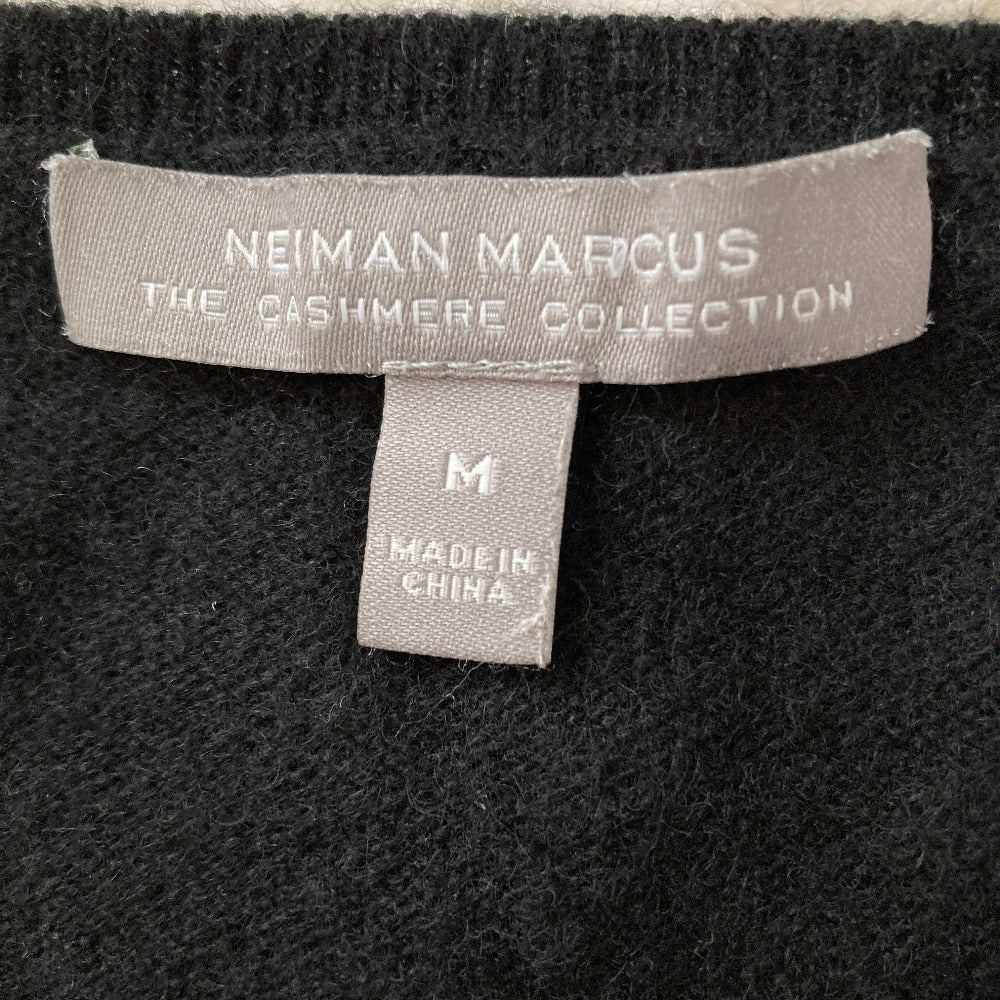 NEIMAN MARCUS カシミヤクルーネックニット