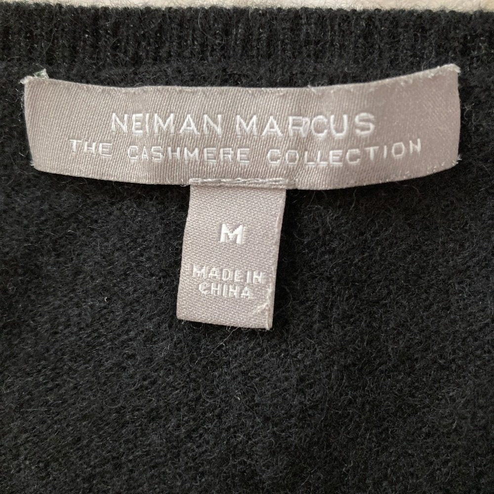 NEIMAN MARCUS カシミヤクルーネックニット