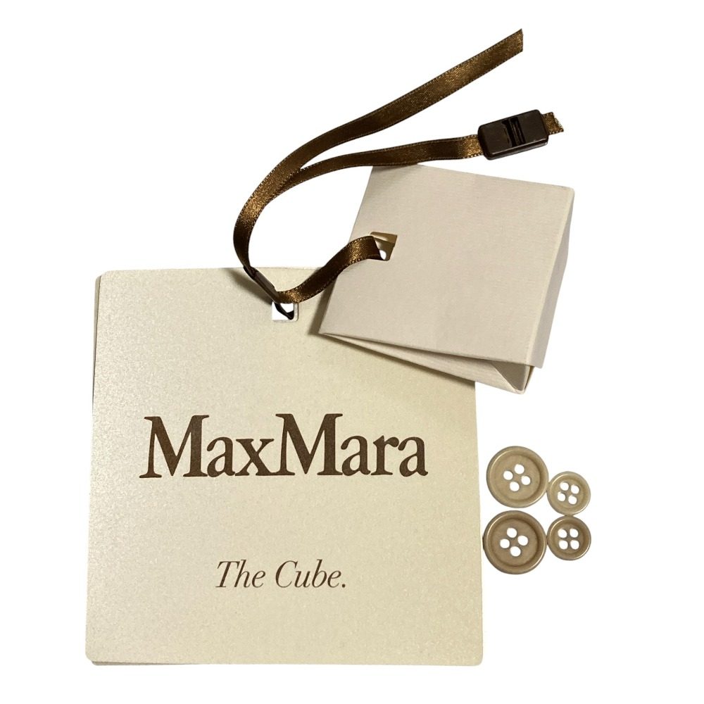 マックスマーラ The Cube ウールリバーシブルロングコート