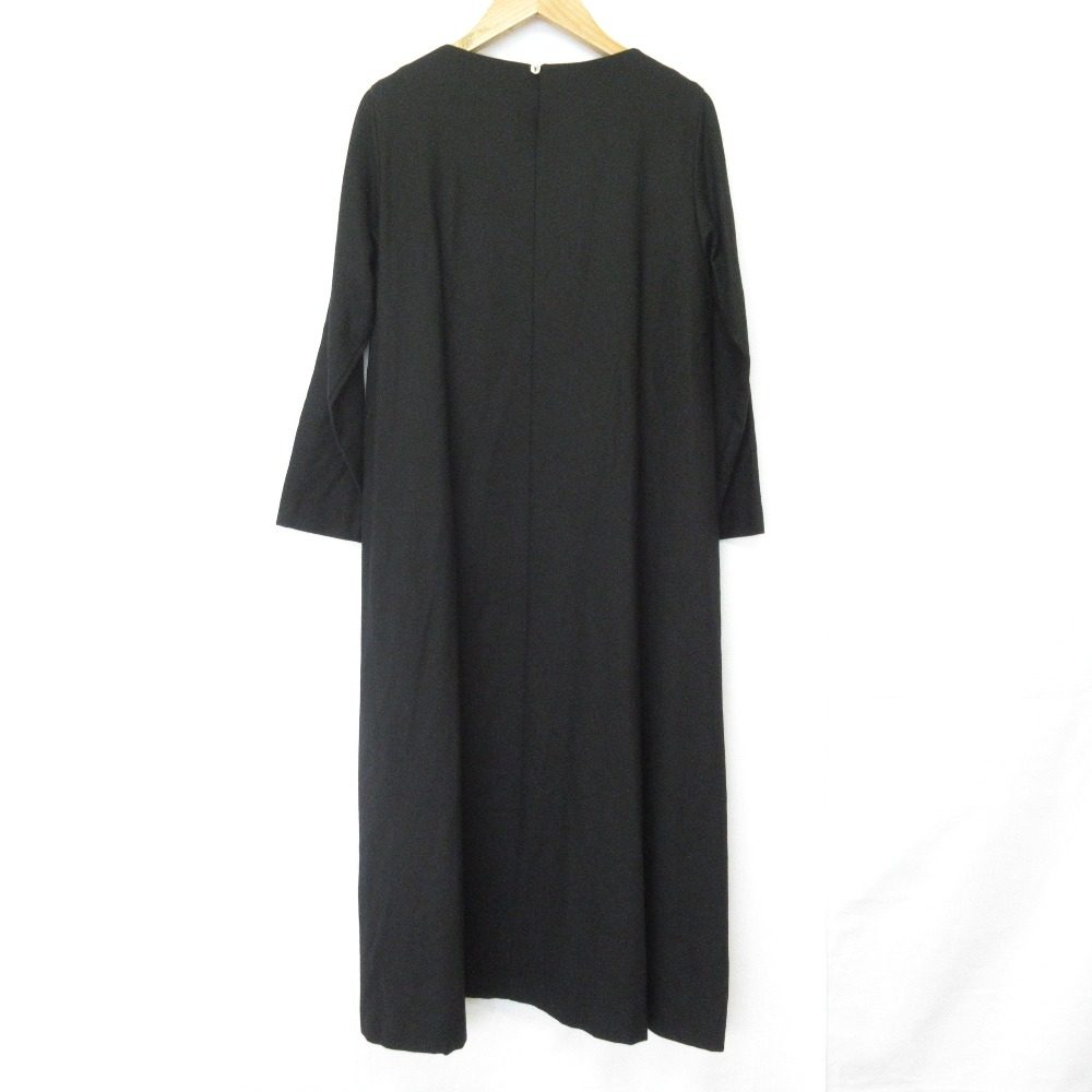 evam eva wool side tuck one-piece ウールワンピース