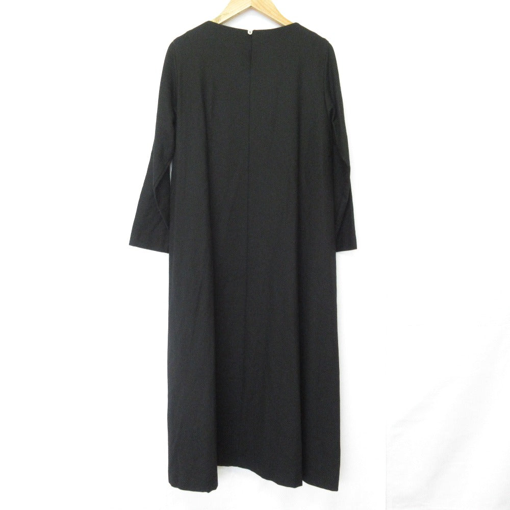 evam eva wool side tuck one-piece ウールワンピース
