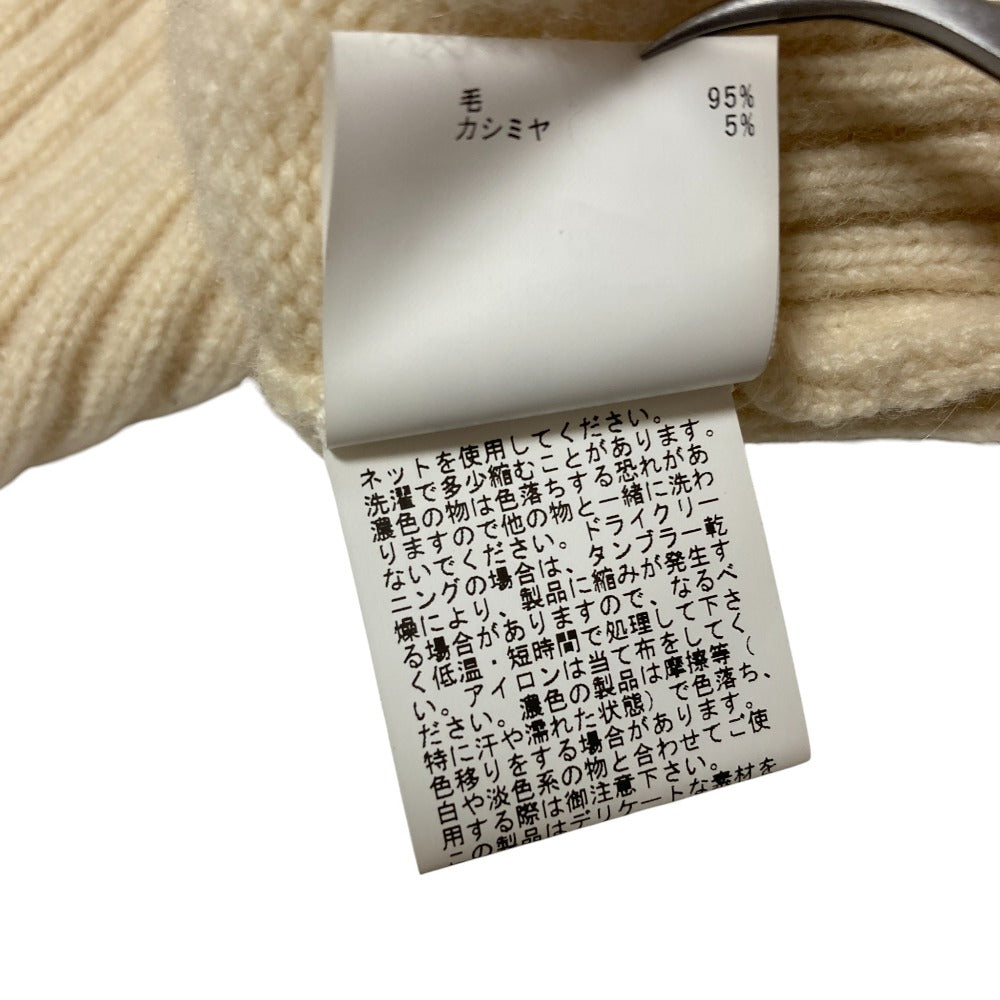 アナイ ウールカシミヤブレンドハイネックニットセーター