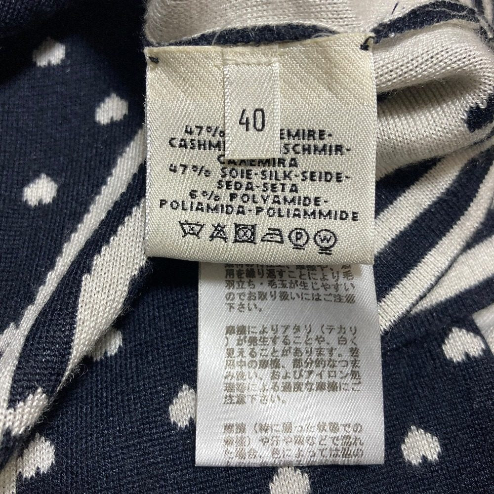エルメス BRIDES de GALA カシミヤシルクニットワンピース40