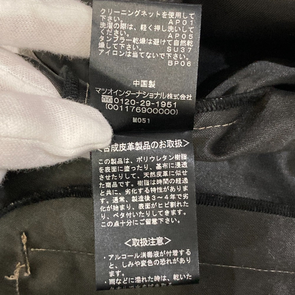 ヴィヴィアンタム シンセティックレザー ノーカラージャケット
