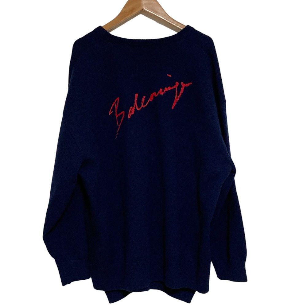 バレンシアガ Vネック カシミヤ ニット