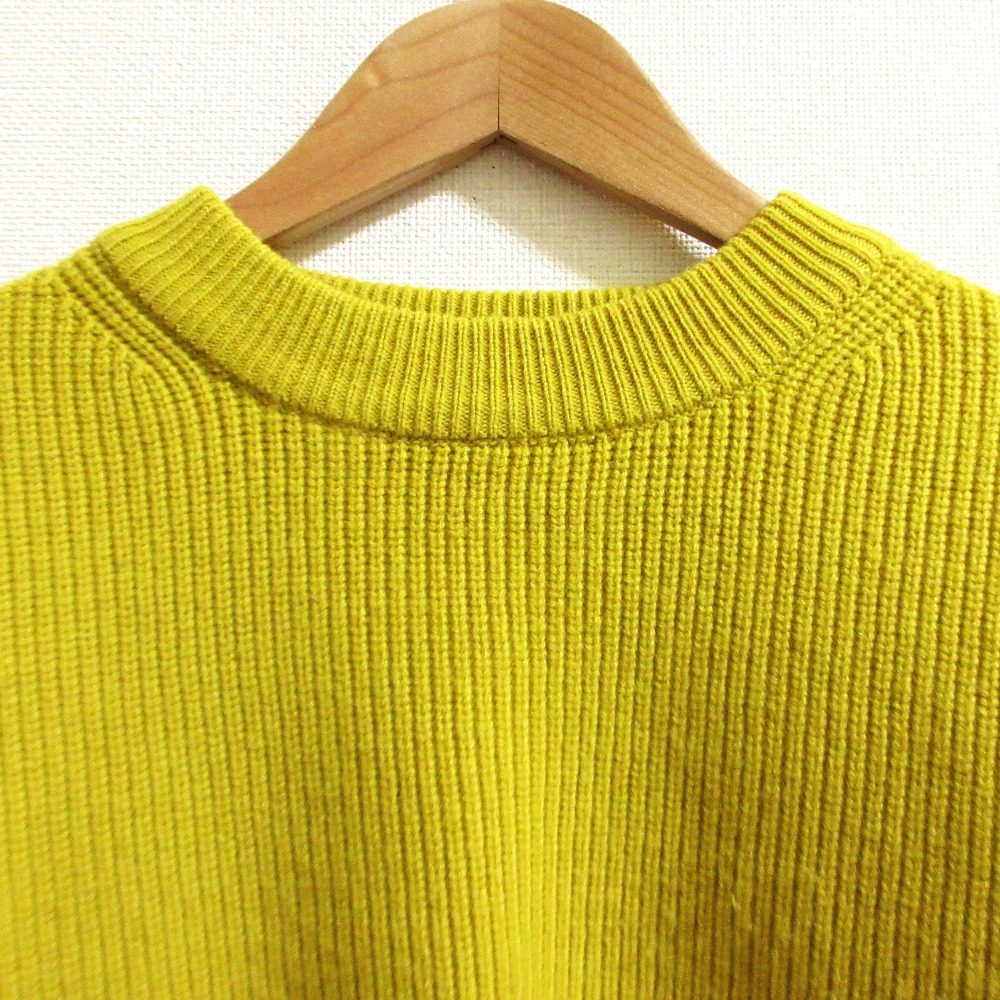 CLANE ベーシックドロップショルダーニットセーター