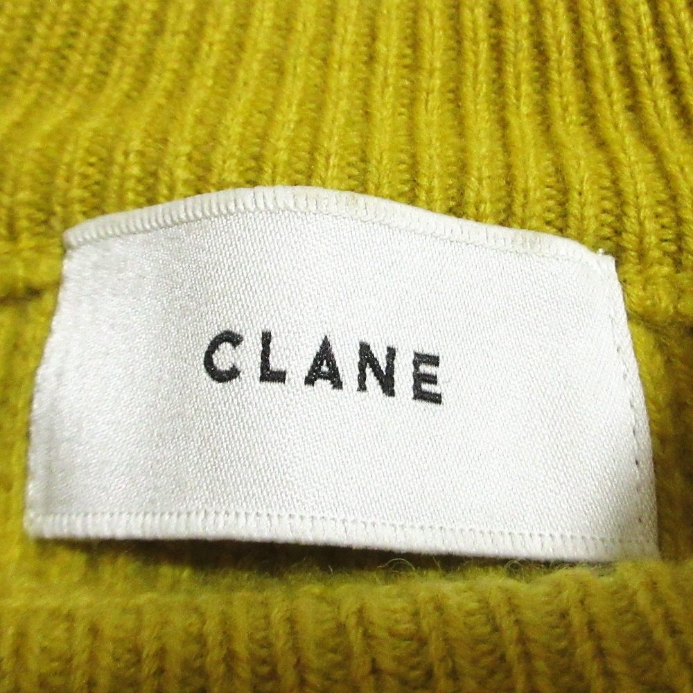 CLANE ベーシックドロップショルダーニットセーター
