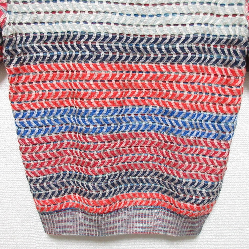 ミッソーニ ウェーブストライプニットカットソー