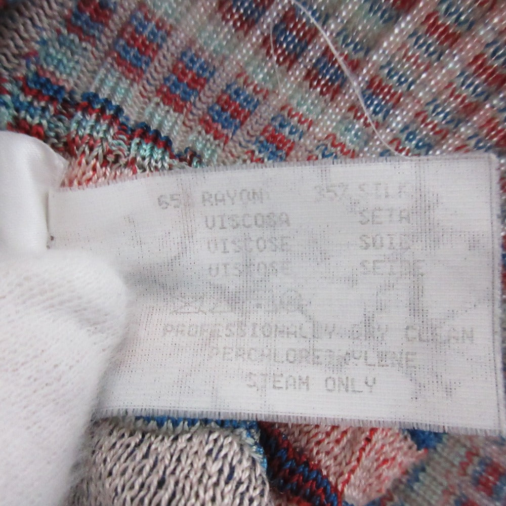 ミッソーニ ウェーブストライプニットカットソー