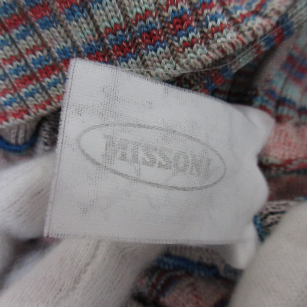 ミッソーニ ウェーブストライプニットカットソー