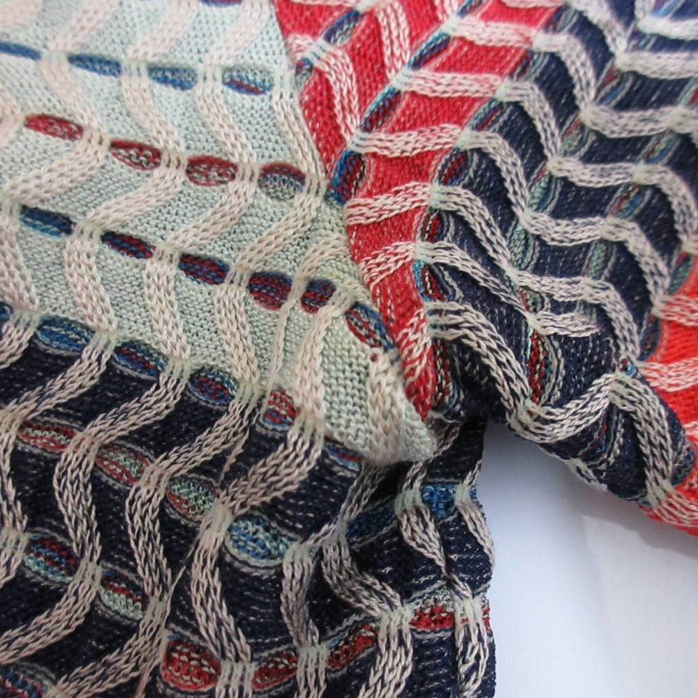 ミッソーニ ウェーブストライプニットカットソー