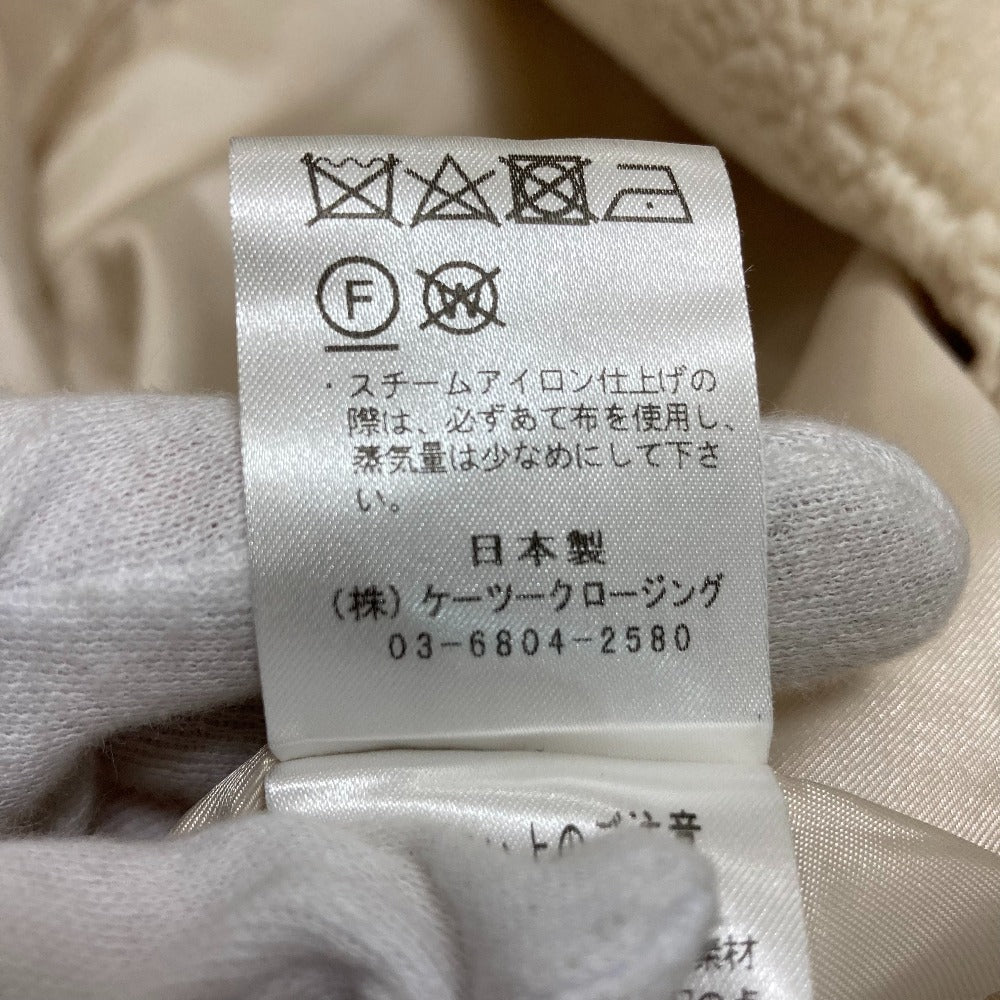 yori もこもこロングジレ ボアノースリーブコート
