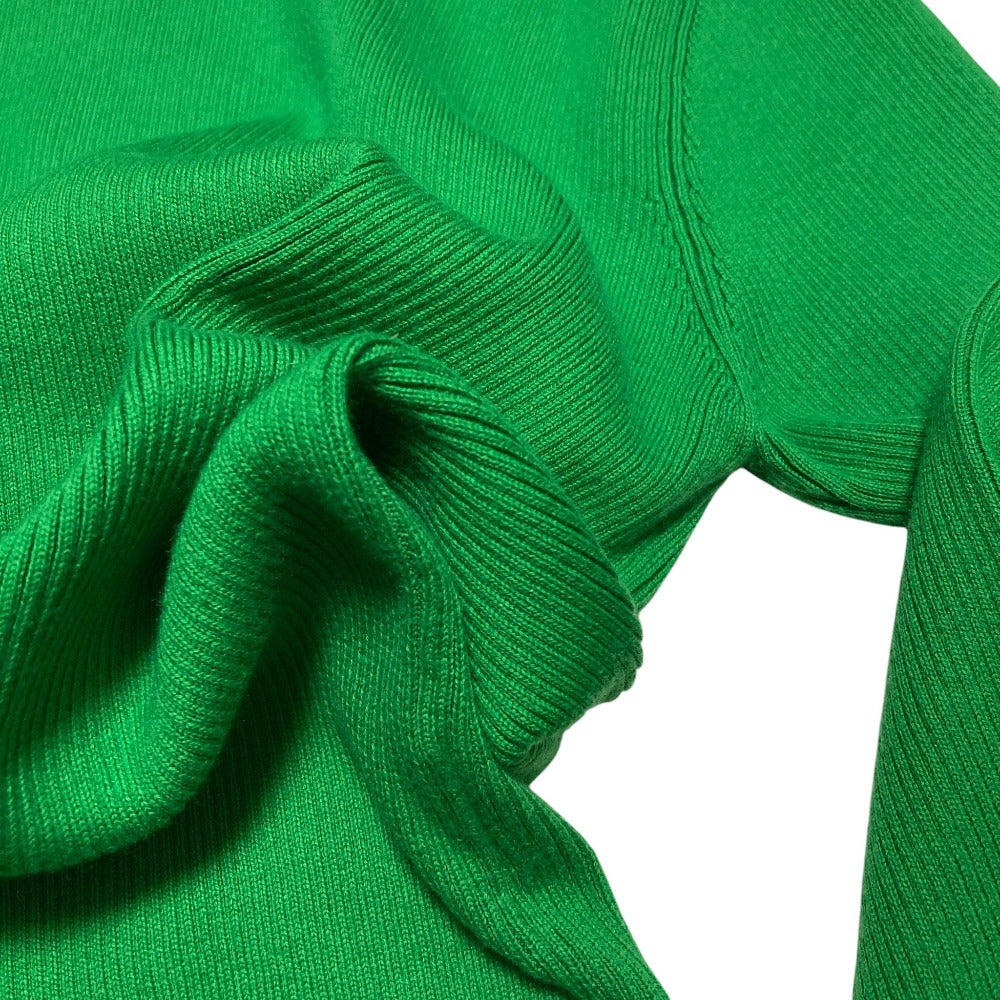 キャバン コットンカシミヤリブモックネックプルオーバーニット