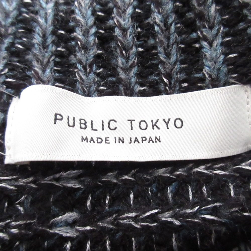 PUBLIC TOKYO フリンジニットセーター