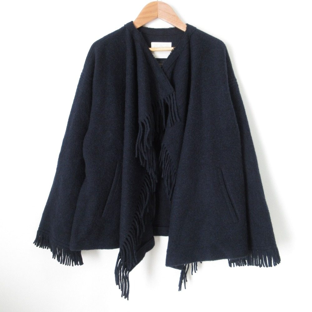 プラージュ MANTECO FRINGED ウールコート