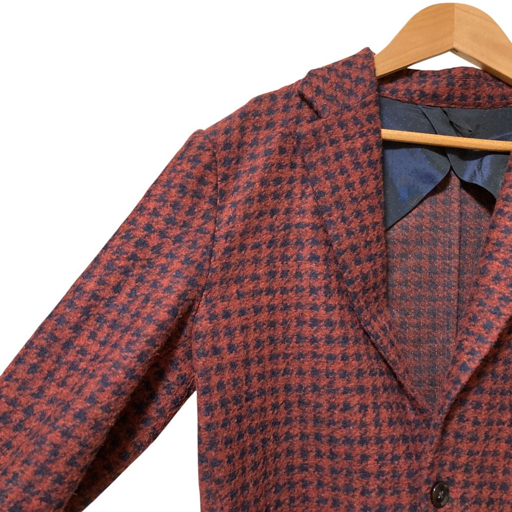 エストネーション 千鳥格子ウールテーラードジャケット