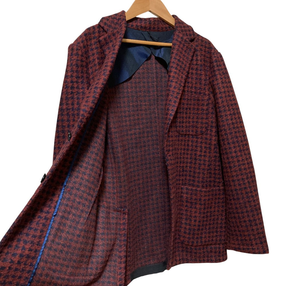 エストネーション 千鳥格子ウールテーラードジャケット