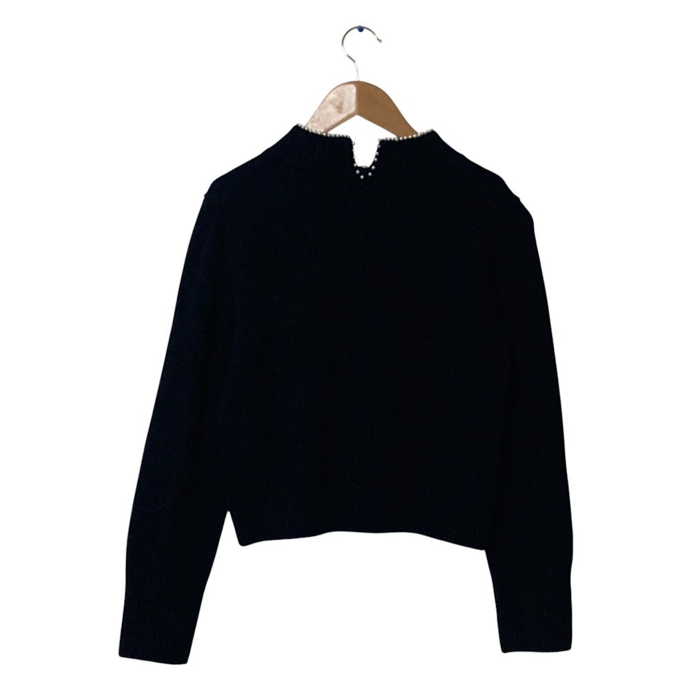 BLUE LABEL CRESTBRIDGE パールカラー ウールニット