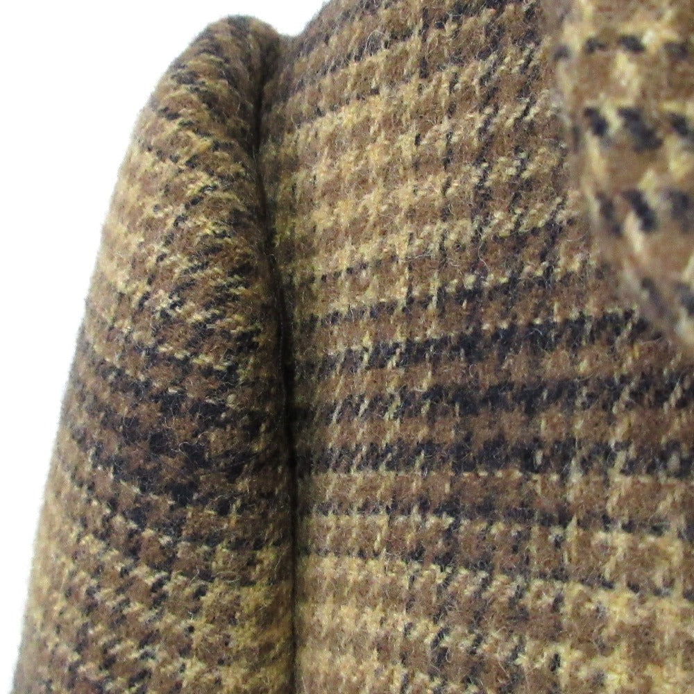 レッドヴァレンティノ オンブレチェック ダブルフェイスコート