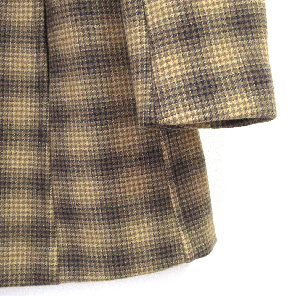 レッドヴァレンティノ オンブレチェック ダブルフェイスコート