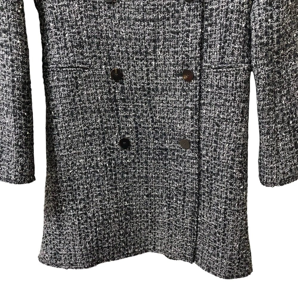 theory NOELLE TWEED ダブルブレスト ツイードジャケット