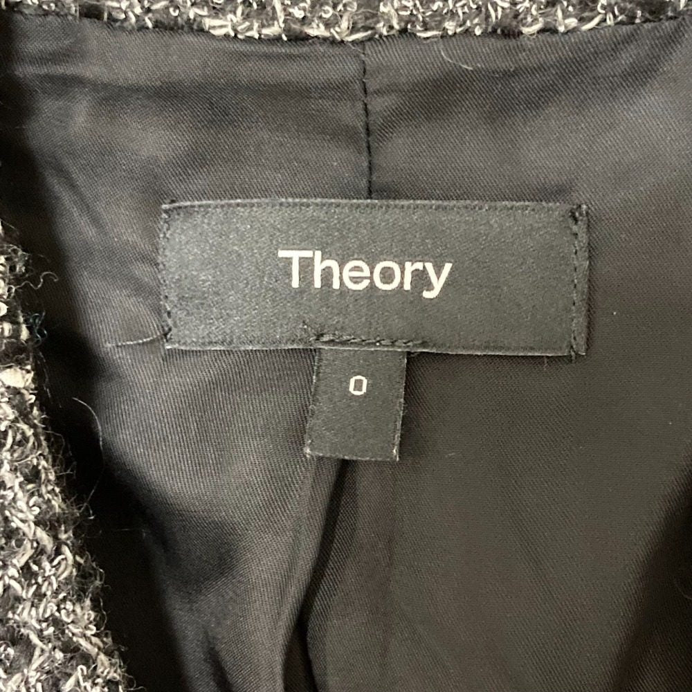 theory NOELLE TWEED ダブルブレスト ツイードジャケット