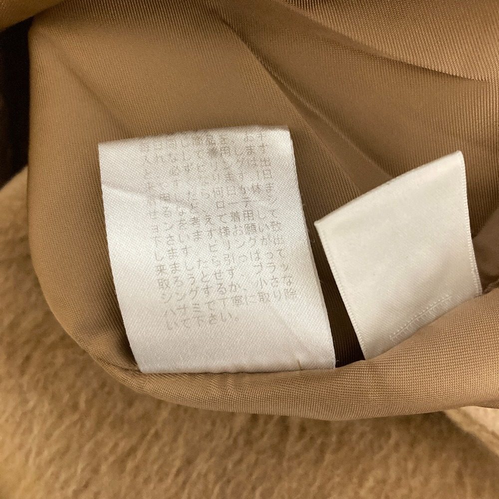 イネド ウールノーカラーコート
