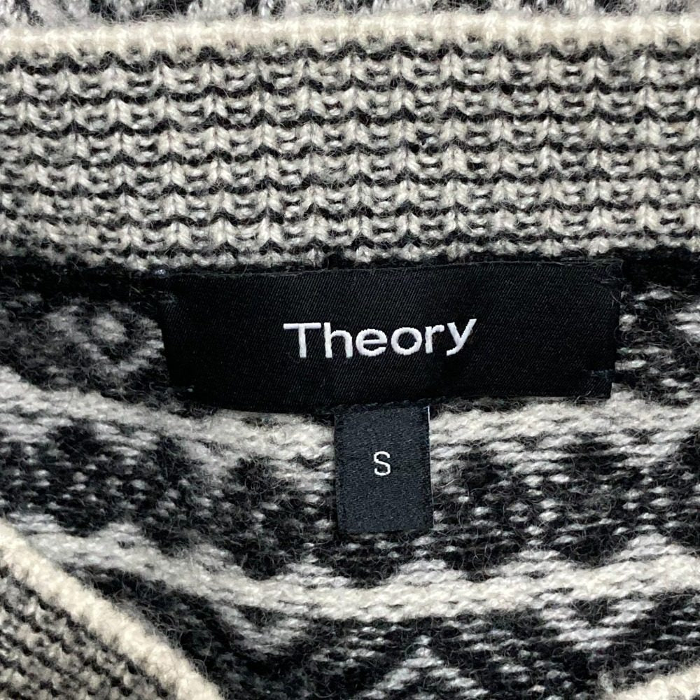 theory フェアアイル柄 カシミヤ ニットセーター