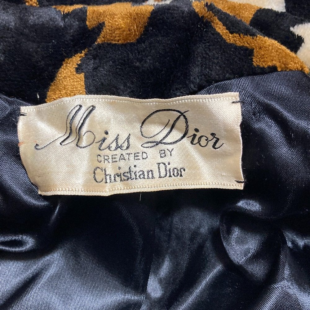 クリスチャンディオール MISS DIOR ベロアチェスターコート