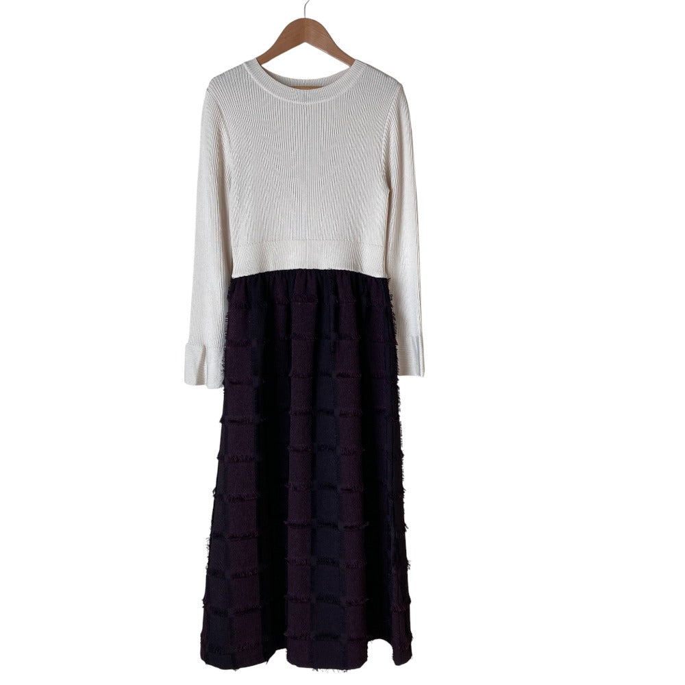 BARNEYS NEW YORK リブニットワンピース