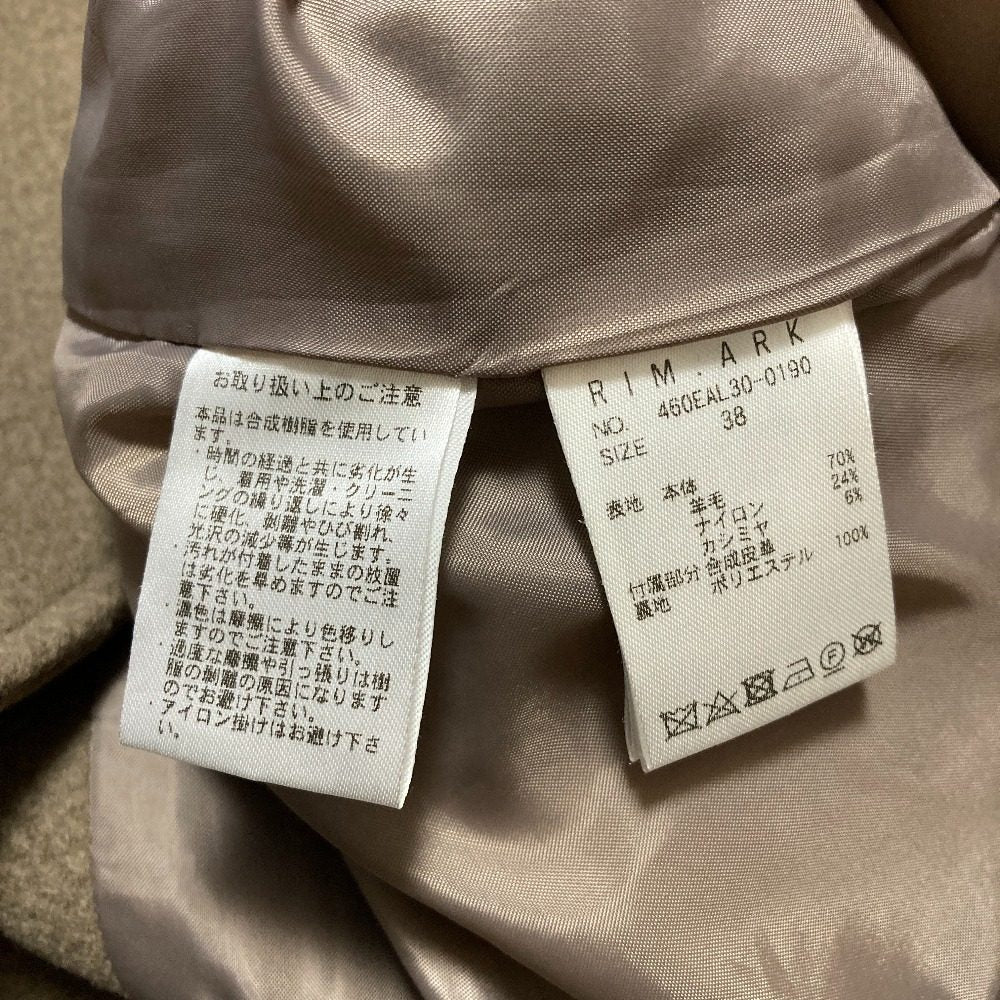 リムアーク Cashmere blendポンチョコート