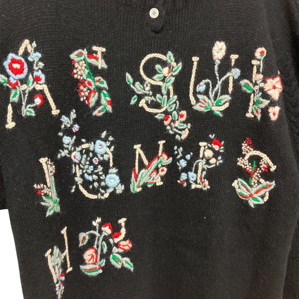 インゲボルグ シルクカシミヤブレンドエンブロイダリーニットワンピース