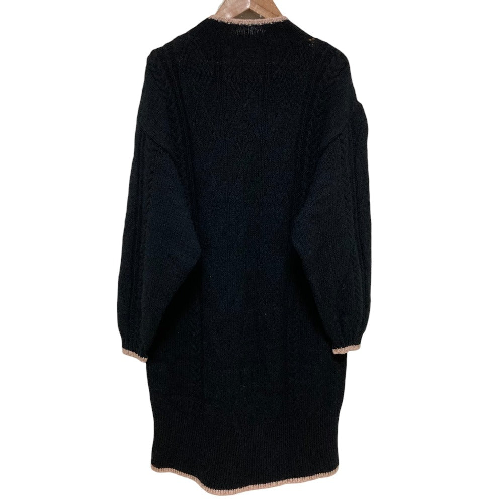 インゲボルグ シルクカシミヤブレンドエンブロイダリーニットワンピース