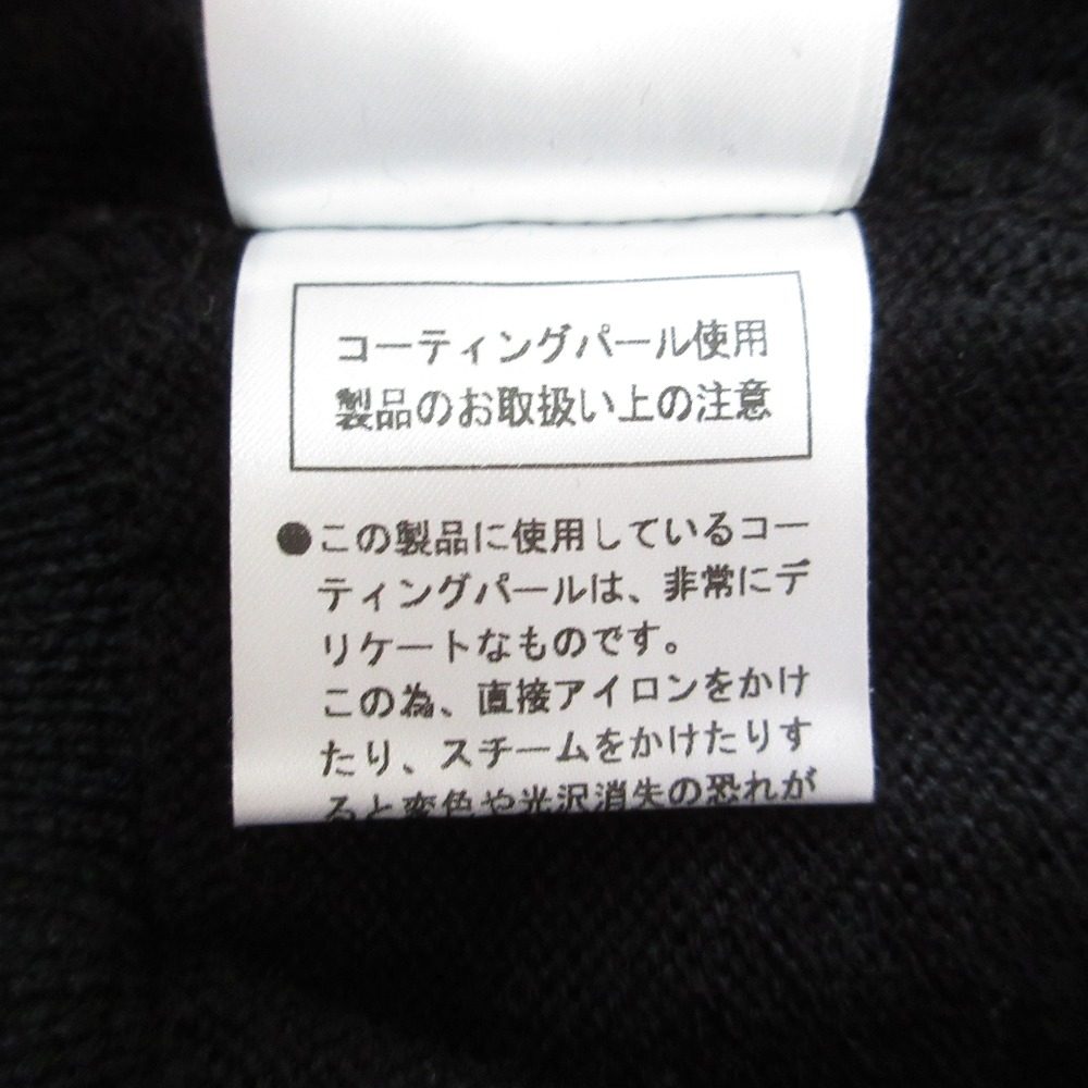 ルネ パールボタンウールハイネックニットセーター