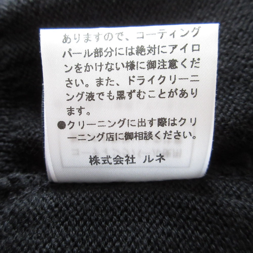 ルネ パールボタンウールハイネックニットセーター