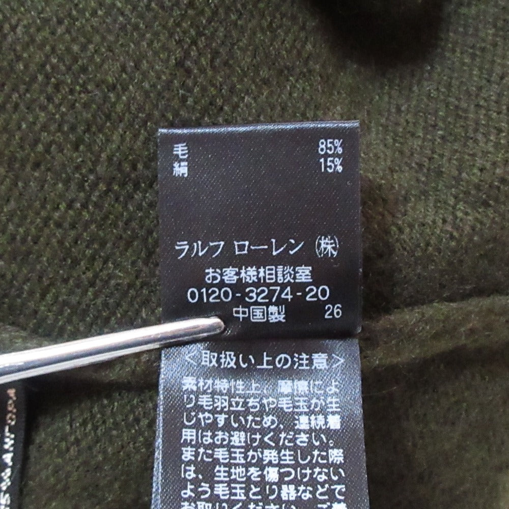 ラルフローレンブラックレーベル シルクアンゴラカシミヤブレンドタートルニットワンピース